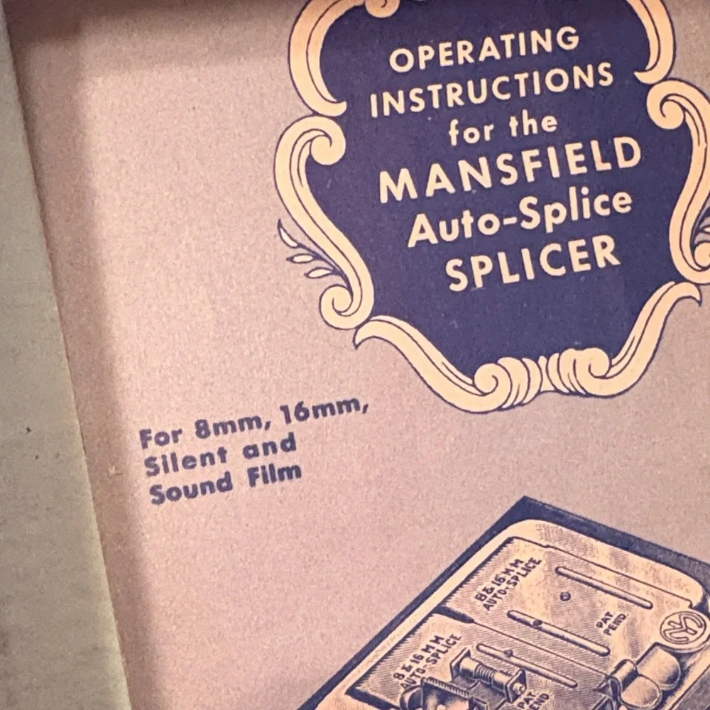 Mansfield Film Auto Splice Box